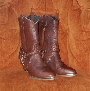 Leather Cowboy Boots